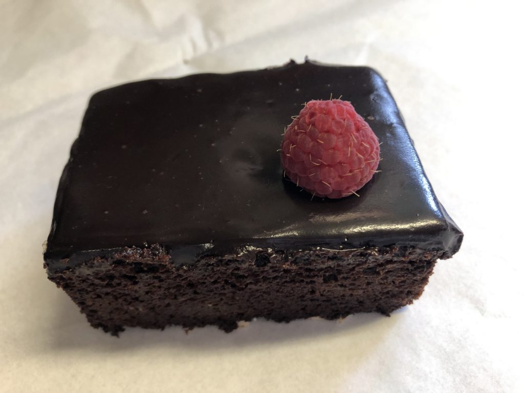 Vegan Chocolate Raspberry Slice | Byron Bay Hot Bread Bakery